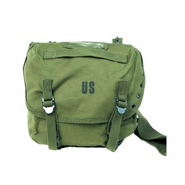 Mil-Tec US Army Bag Pack shoulder bag, bread bag, camping bag, utility bag, pannier M67 with belt 'ALLIED STAR' olive