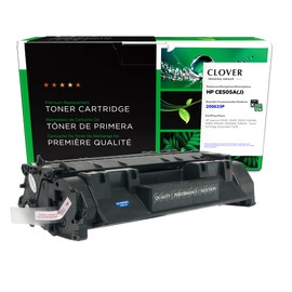 Clover Remanufactured Toner Cartridge Replacement for HP CE505A | Black | Extended Yield