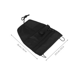 Gatuida Large Capacity Motorcycle Under Seat Storage Bag Tool Organizer for Motorbike Durable Construction Effortless Installation for Various Seats for Tools Phone and Wallet