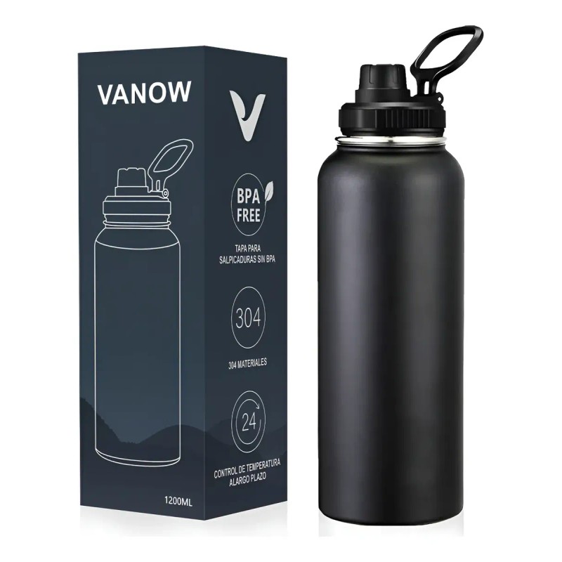 Termo Vaso-botella Acero Inoxidablecon Fría/caliente 40 Oz