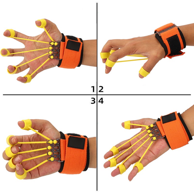 Finger Extension Trainer Forearm Exercise Rehabilitation Finger Stretcher Grip Strength