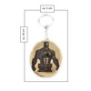 Promotech Superhero Handmade Laser Engraved Unique Wooden Keyring, natural wood