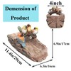 Bird Gutter Downspout Statue Splash Block Outdoor Garden Decoration, 11.4”