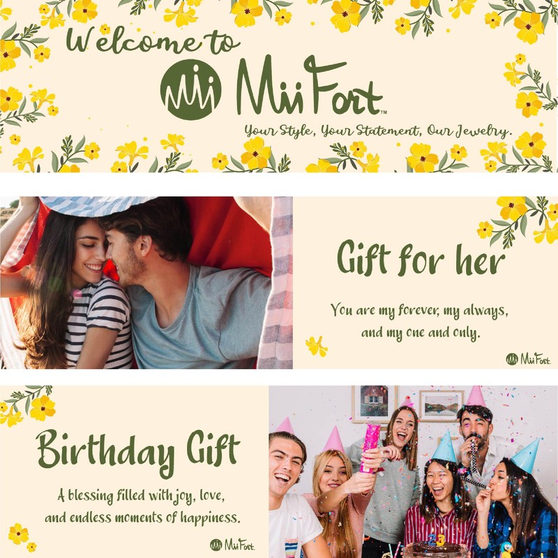 MiiFort Women's Initial Name Silver Cuff Bangle Letter I Bracelet