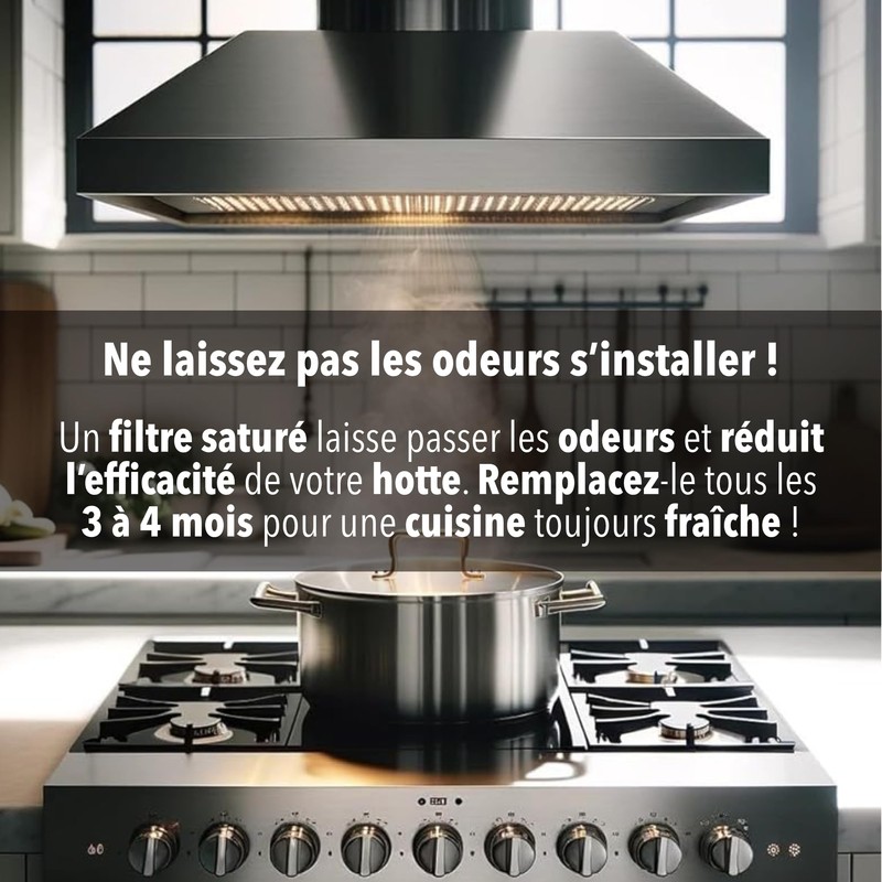 Solution Ahead - 1 x Cooker Hood Odour Filter with
