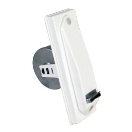 Amig - Compact Roller Blind Winder for Installation or Under The Wall | Made of Metal with Plastic housing in White | Simple and Timeless Design | Dimensions: 6 x 16.5 x 10 cm