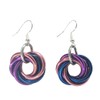 Mobii PRIDE Earrings Stylish Colorful Infinity Loop Spiral, also Discreet