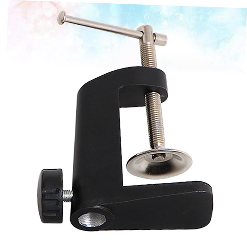 Gadpiparty 1PC Sturdy Metal Table Clip Thickened Round Buckle Desktop