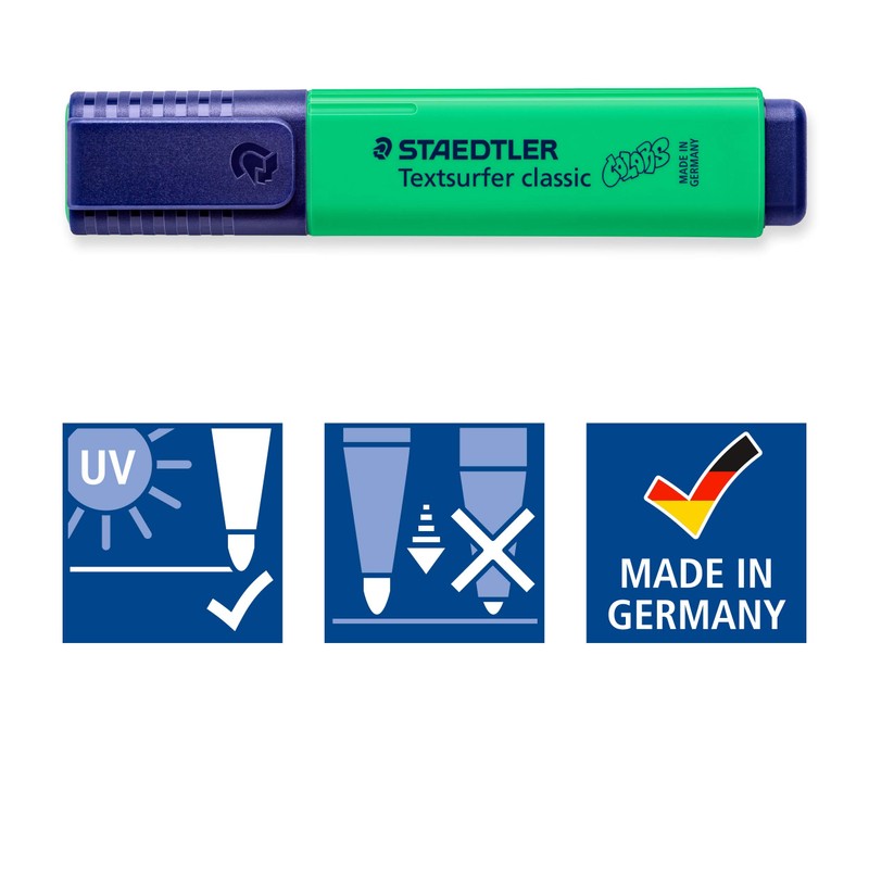 STAEDTLER Textsurfer Classic 364 Highlighter Pen, High Quality, Made in