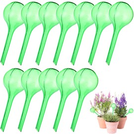 LOCOLO Pack of 12 Small Plants Watering Balls - 13 x 5 cm Plants Watering Balls Potted Plants Self-Watering PVC Watering Balls Water Dispenser for Plants