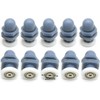 Set von 8 single Dusche Tür Läufer/Wheels/Riemenscheiben/führt 23 mm Durchmesser