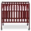 Dream On Me 3-in-1 Folding Portable Crib, Cherry, Large