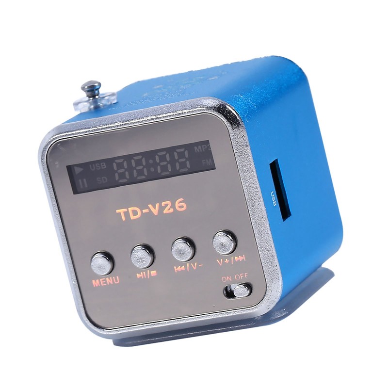 Mini Speaker Music Player Portable FM Radio PC Fashion Support