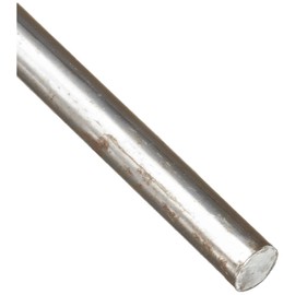 1018 Carbon Steel Round Bar, Unpolished (Mill) Finish, ASTM A108, 1.625" Diameter, 12" Length, OnlineMetals