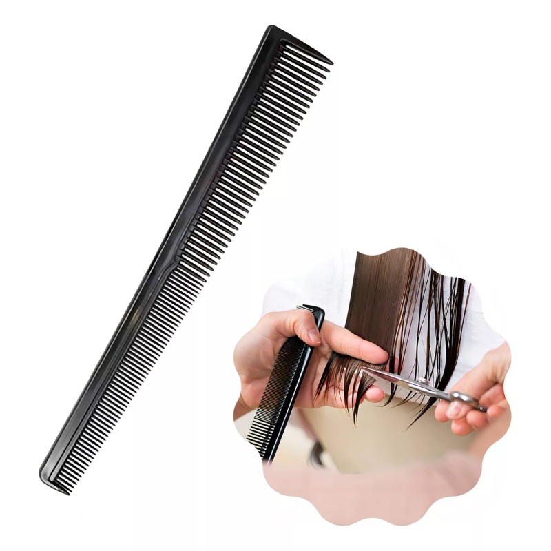 Globusman Peine Para Barbero Peluquero Profesional Negro
