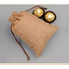 JIHUOO 10 Pieces Jute Sack Jute Bag Gift Bags for