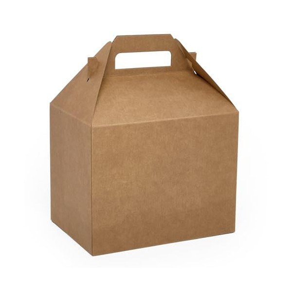 Paper Mart Large Gable Boxes, Pack of 100 Kraft Gable