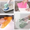 8Pcs Kitchen Dishwashing Cloth, 1Pcs Dishwashing Gloves, Mesh Cleaning Cloth,
