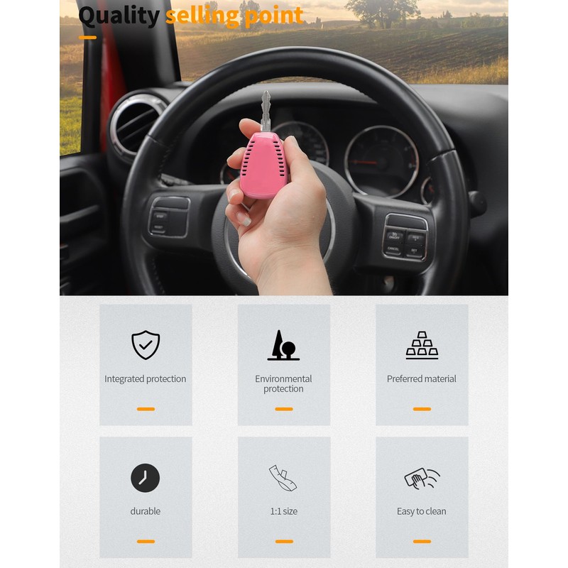 Hoolcar Key Fob Cover Key Holder Shell Remote Control Smart