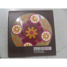 images d'orient eusamex Images d'Orient Presentation Plate  set 2 zafaf pearl bird