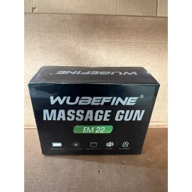 Wubefine EM-22 Massage Gun Deep Tissue Percussion 3200 RPM  10 Heads New