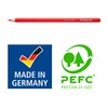 STAEDTLER Colored Pencils, Classic Hexagonal Format, Soft Lead, Highly Pigmented
