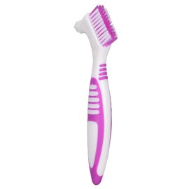 Cepillo de Limpieza de Dentadura Postiza, Cepillo de Limpieza de Dentadura Postiza, Cepillo de Dientes de Dentadura Postiza para Limpieza de Dentadura Postiza, Cepillo de Dientes de Doble Cara, Cepill