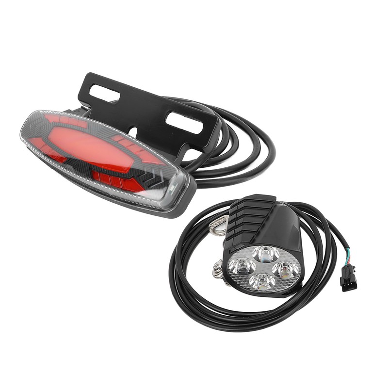 Bike Headlight Taillight Set High Brightness LED Front and Back