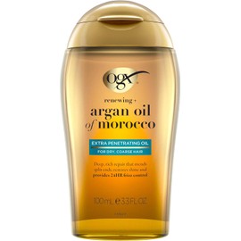 OGX, Tratamiento Capilar Renovador Extra Fuerte de Aceite de Argán, 100 ml