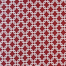 SheetWorld 100% Cotton Percale Crib Sheet Set 28 x 52, Burgundy Links, Inlcudes 1 Fitted, 1 Flat, 1 Toddler Pillow Case, Made in USA