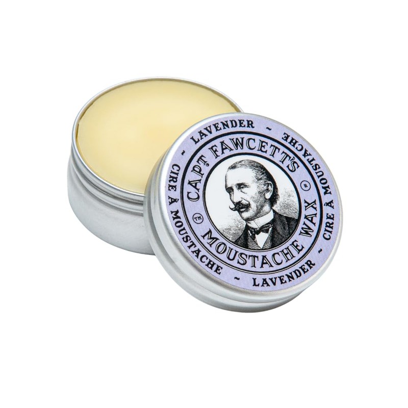 Captain Fawcett Moustache Wax - 15ML, LAVENDER
