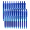 Writon Retractable Ballpoint Pens, Comfort Grip, 1.0mm Medium Point, Blue