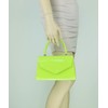 Girly Handbags Patent Clutch Bag Handbag Small Hard Case for