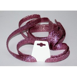 Shimmery 42" Multicolor Solid Flat Shoelaces for Shoes Teams Cheer Dance Gifts Sneakers Accessories (Light Pink #31)