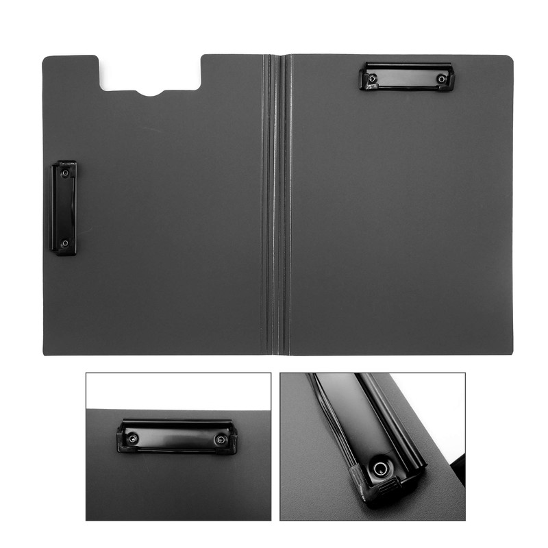 souG 4 Pcs Foldable Clipboard, 360 Degree Cover Clipboard File