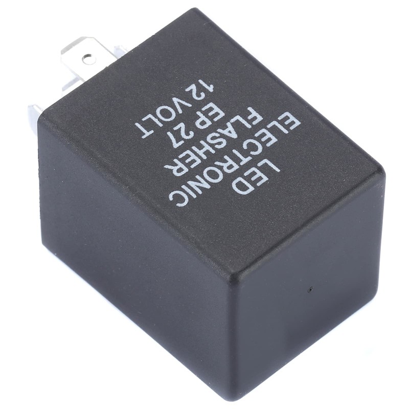 2 Pack EP27 Electronic LED Flasher Relay 5 Pin 12V