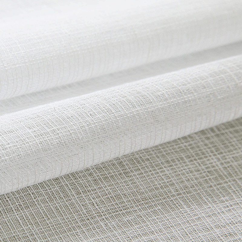 Cortinas semitransparentes de color marfil de 42 x 63 pulgadas