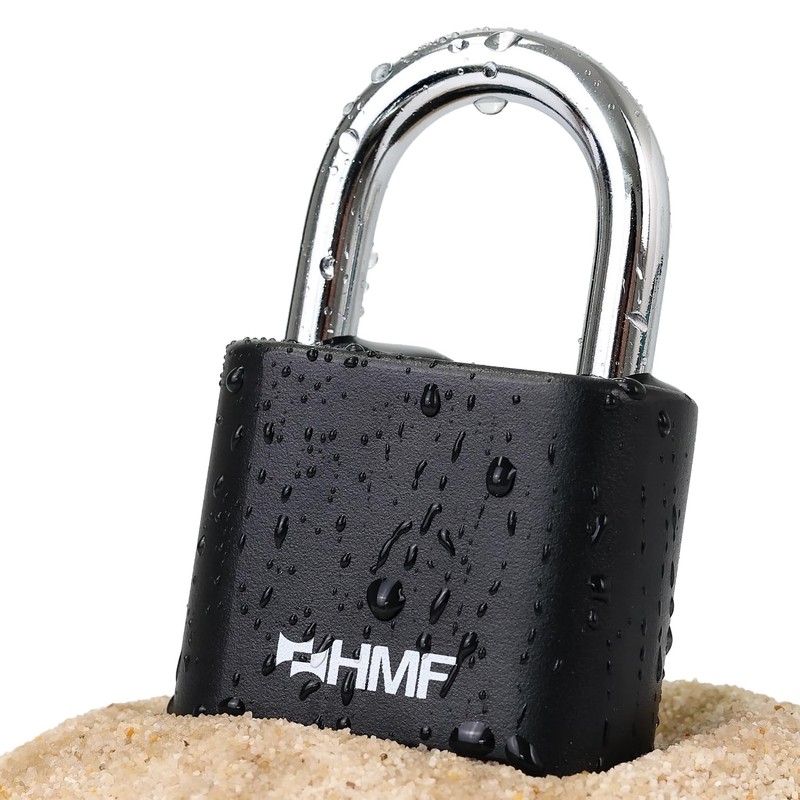 HMF Combination Padlock 3507-02 Heavy Duty Lock with 4 Digit