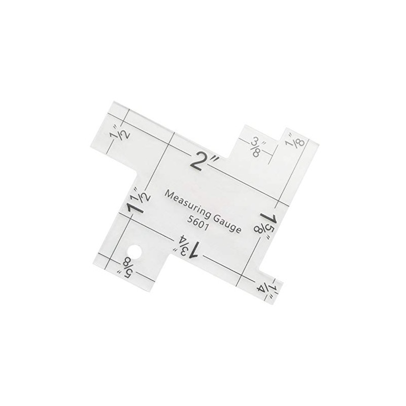 NX Garden Mini Sewing Measuring Gauge Transparent Acrylic Quilting Rulers
