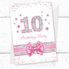 Olivia Samuel 20 x 10th Birthday Party Invitations from Pink