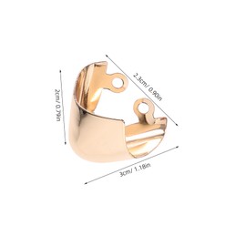 Baluue 2Pairs High Heel Pointed Caps Durable Heel Protectors Stylish Tip Guards for High Heels Decorative Shoe Covers for Extended Protection Against