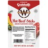 Weaver’s Hot Beef Sticks (80 hot & spicy 7” beef