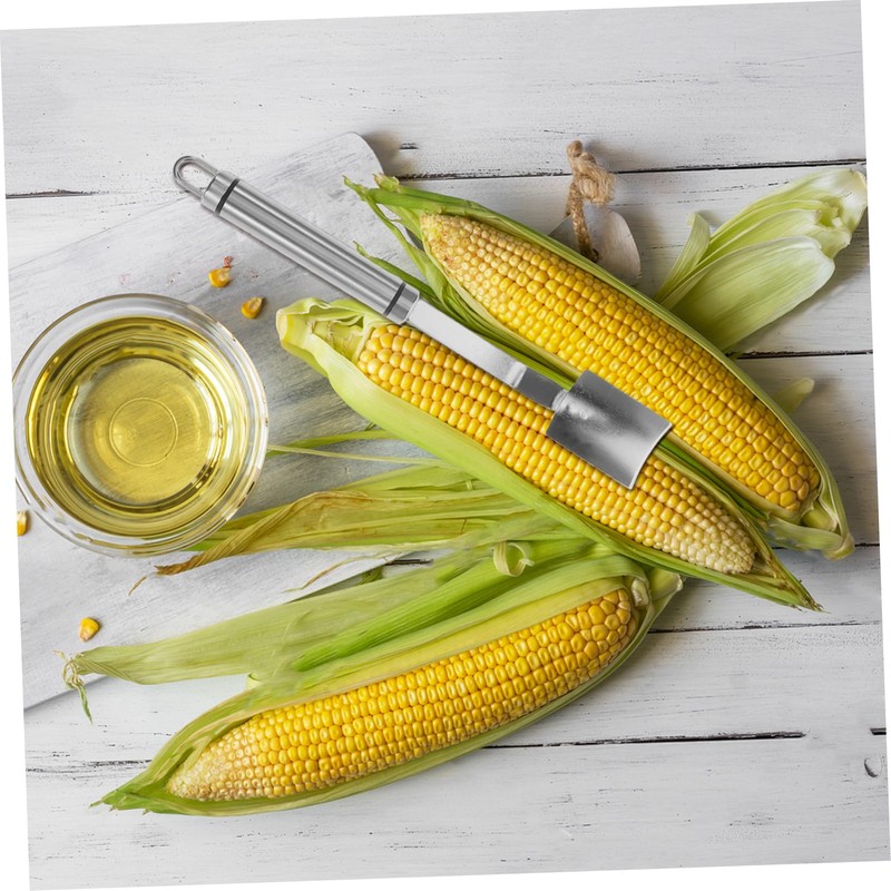 iplusmile Stainless Steel Corn Peeler Tool Easy Clean Corn Remover