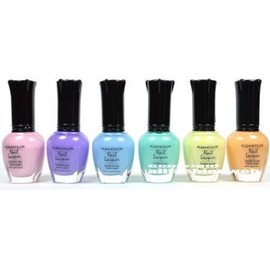 6 PASTEL NAIL POLISH SET