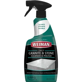 Weiman Granite Cleaner and Polish - 24 Ounce 6 Pack - For Granite Marble Soapstone Quartz Quartzite Slate Limestone Corian Laminate Tile Countertop and More