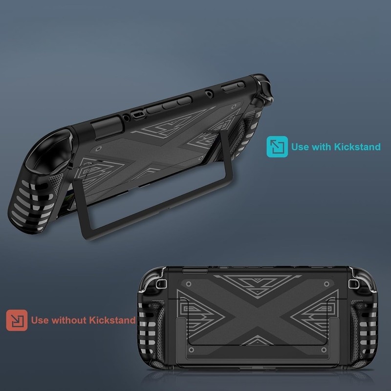 Generic Protective Case Compatible with Switch 2 2025, PC+TPU Grip