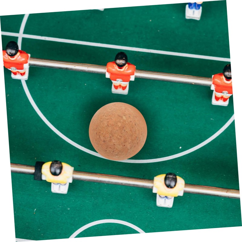 Totority 5pcs Lightweight Foosball Cork Balls Durable Table Soccer Accessory