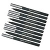 FibrePoint Fineliner Pens, BLACK, Extra Fine Tip (0.5mm), Pack of