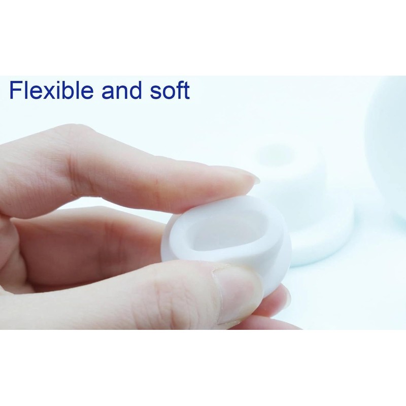 24 Pcs Bathtub Jet Covers White Silicone Hole Bathtub Plug