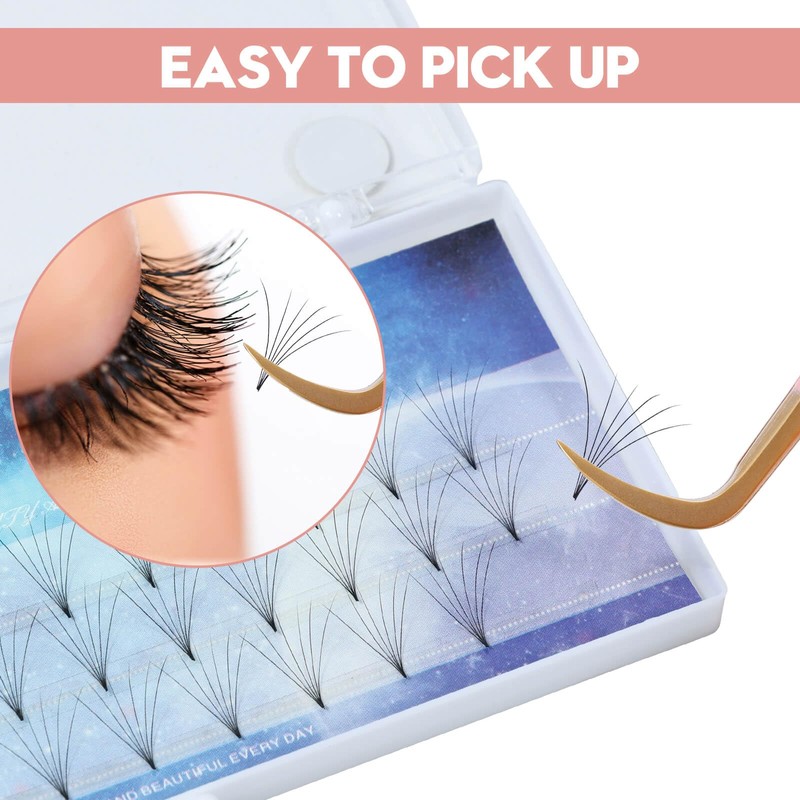 Ms.Queen Lash Tweezers For Eyelash Extensions,5Pcs Professional Fiber Tip Grip